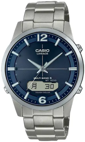 Ανδρικό ρολόι Casio Lineage Wace Ceptor Solar Titanium - LCW-M170TD-2AER