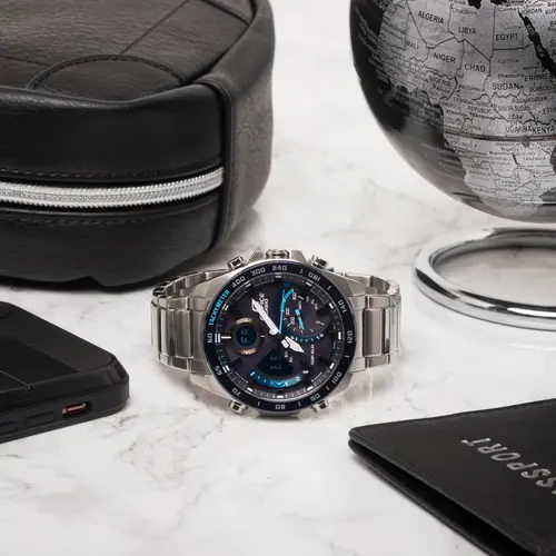 Мъжки часовник CASIO EDIFICE SOLAR BLUETOOTH - ECB-900DB-1BER - 3
