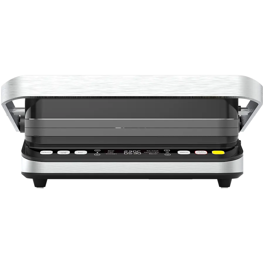 AENO ''Electric Grill EG5: 2000W, 2 heating modes - Lower Grill, Both Grills, 6 preset programs, Defrost, Max opening angle -180°, Temperature regulation, Timer, Removable double-sided plates, Plate size 320*220mm'' - image 5