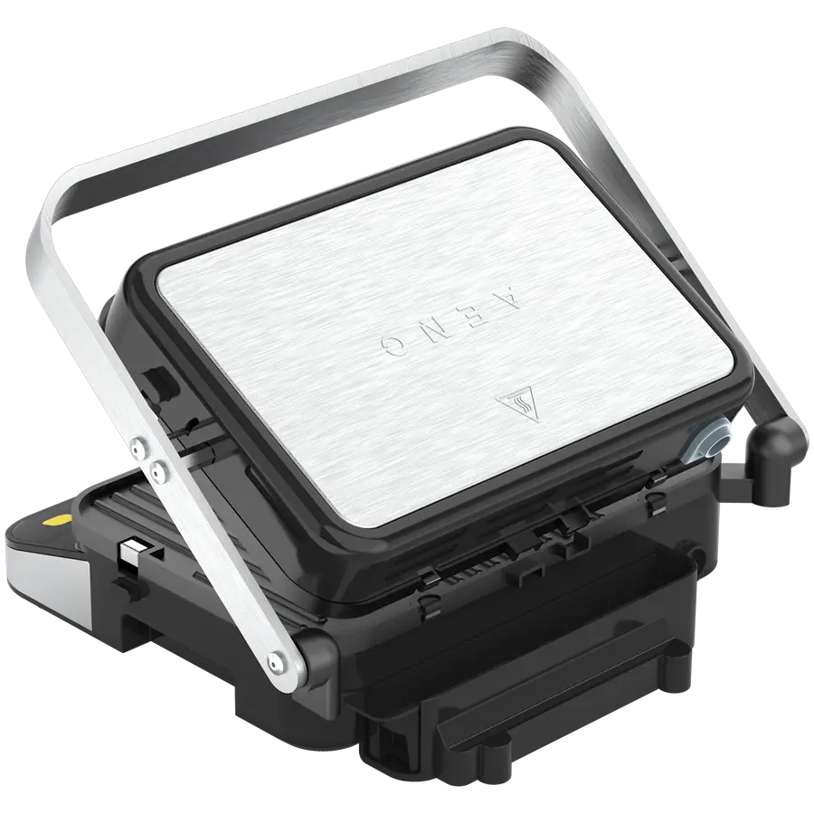 AENO ''Grătar electric EG5: 2000W, 2 moduri de încălzire - Grătar inferior, Ambele grătare, 6 programe presetate, Dezghețare, Unghi maxim - image 5