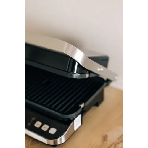 AENO ''Grătar electric EG1: 2000W, 3 moduri de încălzire - Grătar superior, Grătar inferior, Ambele grătare, Decongelare, Unghi maxim de deschidere - 11