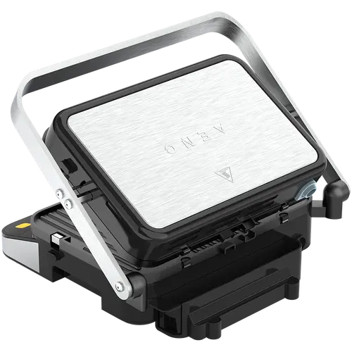 AENO ''Grătar electric EG1: 2000W, 3 moduri de încălzire - Grătar superior, Grătar inferior, Ambele grătare, Decongelare, Unghi maxim de deschidere - 2
