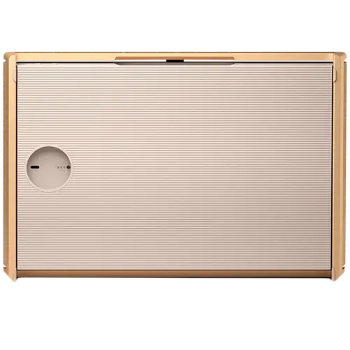 Beosound Level Speaker Gold Tone Alu (Cover Light Oak) - image 3