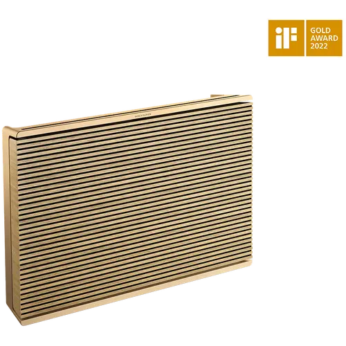 Beosound Level Speaker Gold Tone Alu (Cover Light Oak)