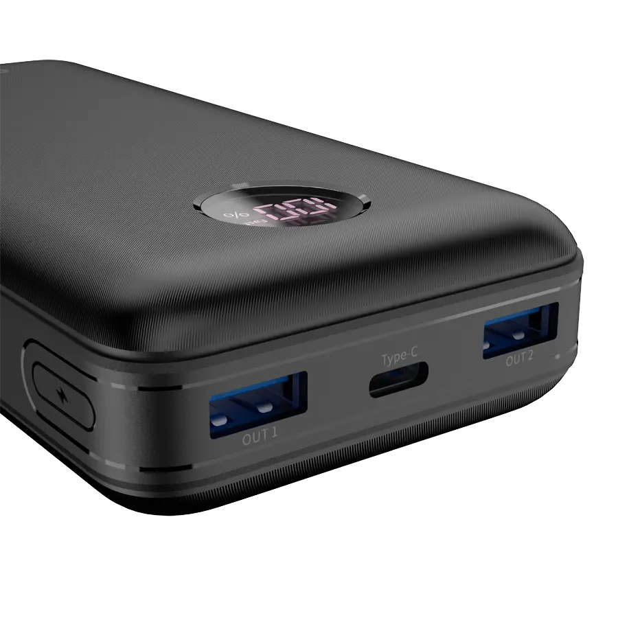 CANYON power bank PB-2002 LED 20000 mAh PD 20W QC 3.0 Black - image 2