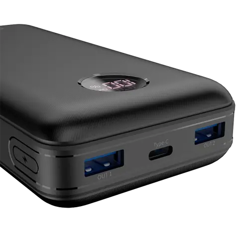 CANYON power bank PB-2002 LED 20000 mAh PD 20W QC 3.0 Black - image 2