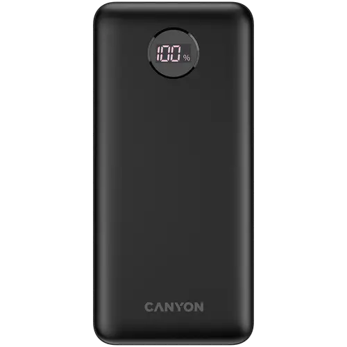 CANYON power bank PB-2002 LED 20000 mAh PD 20W QC 3.0 Black
