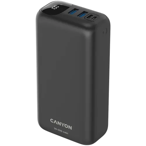 CANYON power bank PB-301 LED 30000 mAh PD 20W QC 3.0 Black - image 2