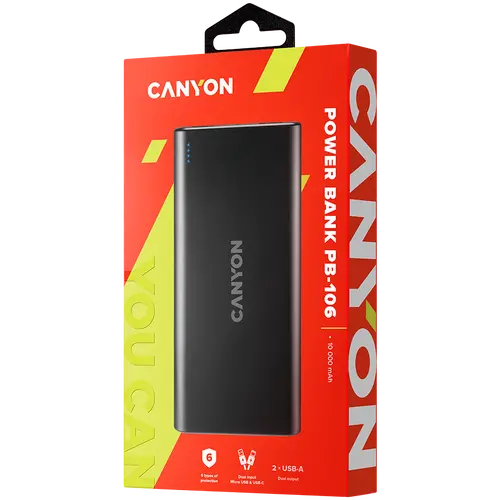 CANYON power bank PB-106 10000 mAh Black - image 2