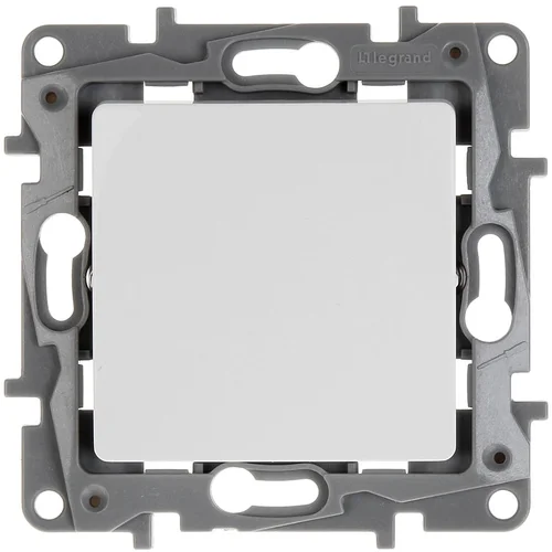 Legrand - Intermediate switch Niloé - 10 AX 250 V~ - autoautomatic terminals - white.Mechanisms supplied with cover plates and support frames in flow-packTo be equipped with platesFixing with screws or claws (supplied)Automatic or screw terminals