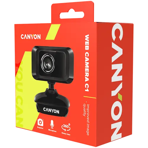 CANYON Enhanced 1.3 Megapixels resolution webcam with USB2.0 connector - image 2