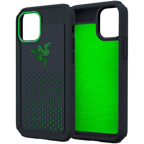 Razer Arctech Pro Black for iPhone 12 mini, Thermaphene Cooling Technology, Drop-Certified, Anti-Bacterial Coating