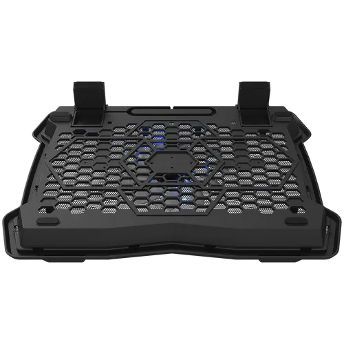 CANYON NS02, Cooling stand single fan with 2x2.0 USB hub, support up to 10”-15.6” laptop, ABS plastic and iron, Fans dimension:125*125*15mm(1pc), DC 5V, fan speed: 800-1000RPM, size:340*265*30mm, 406g - image 1