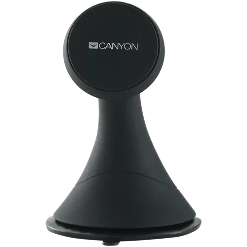Canyon CH-6 Car Holder for Smartphones,magnetic suction function ,with 2 plates(rectangle/circle), black ,97*67.5*107mm 0.068kg