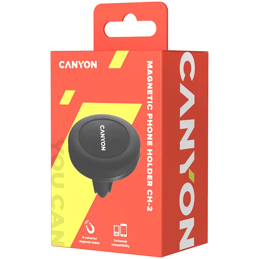 CANYON suport auto CH-2 Vent magnetic negru - image 3