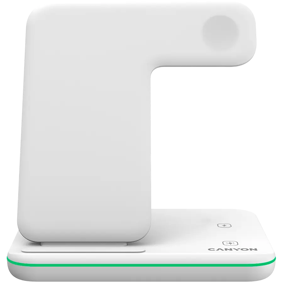CANYON wireless charger WS-303 15W 3in1 White - image 1