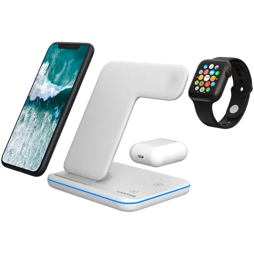 CANYON wireless charger WS-303 15W 3in1 White - image 5
