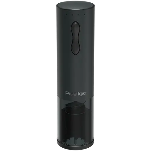 Bolsena, Electric wine opener with Prestigio Logo, aerator , vacuum preserver, Black color