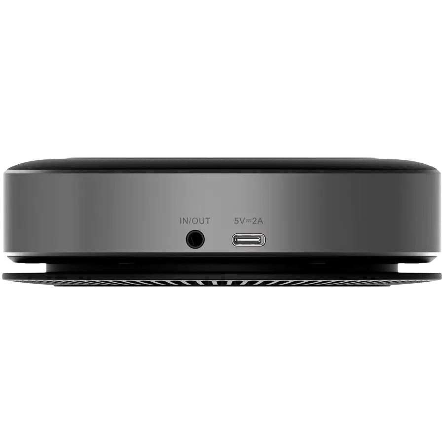 Prestigio Solutions Video Conferencing Ηχείο hands-free Alpha: 5W, 6 μικρόφωνα, 5m (ακτίνα), Ασύρματη φόρτιση, Σύνδεση μέσω USB Type-C, AUX - image 3