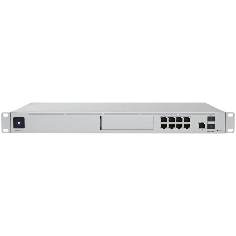 The Dream Machine Special Edition 1U Rackmount 10Gbps UniFi Multi-Application System with 3.5" HDD Expansion and 8Port PoE Switch