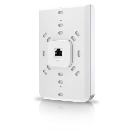 UniFi6 In-Wall. Wall-mounted WiFi 6 access point with a built-in PoE switch. - image 1