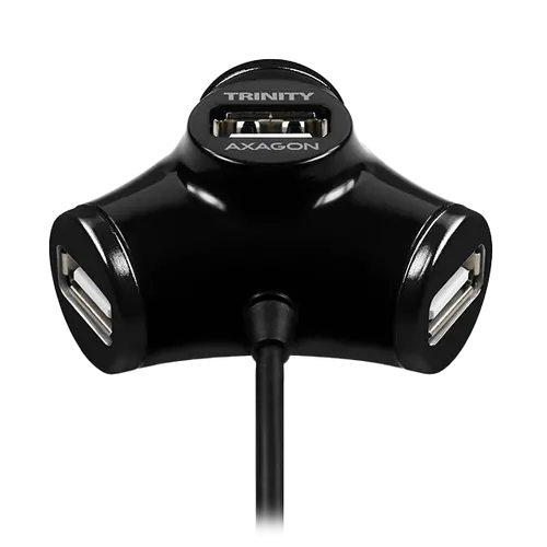 AXAGON HUE-X3B 4x USB2.0 TRINITY Black Hub - image 1