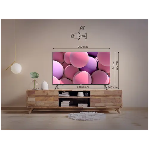 55', UHD, Android TV 11, White, 3840x2160, 60 Hz, Sound by JVC, 2x12W, 83 kWh/1000h , BT5.1, HDMI ports 4, 24 months - image 12
