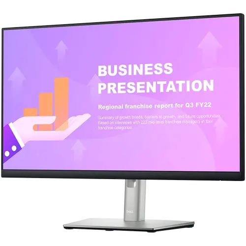 Monitor Dell Professional P2422HE 23.8” 1920x1080 IPS Antiglare 16:9, 1000:1, 250 cd/m2, 8ms/5ms, 178/178, DP 1.2, DP Out, HDMI 1.4, VGA, USB-C upstream, RJ-45, 4x USB 3.2 hub, Flicker-free, Tilt, Swivel, Pivot, Height Adjust (15cm), 3Y - image 1