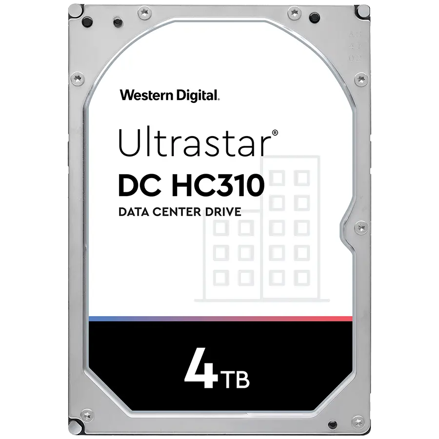 Твърд диск, Western Digital Ultrastar 4TB ( 3.5", 256MB, 7200 RPM, SATA 6Gb/s, 512N SE )