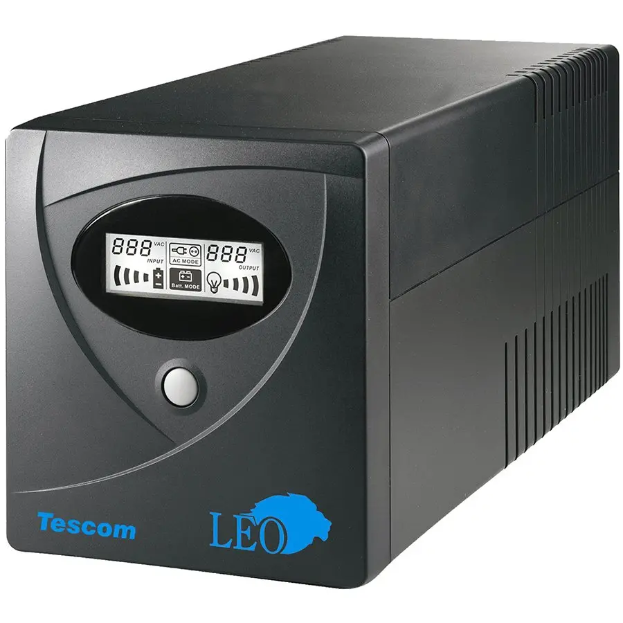UPS 650VA/390W, 1 x μπαταρία 12V/9Ah, 2 x είσοδος Schuko, Οθόνη LCD