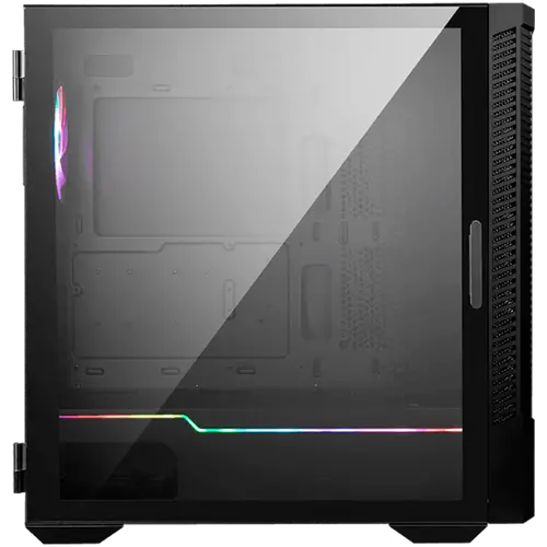 MSI MPG VELOX 100P AIRFLOW, Mid-Tower, ATX/Micro-ATX/Mini-ITX, 2x USB 3.2 Gen 1 Type-A, 1x USB 3.2 Gen 2x2 Type-C, 1xAudio/1xMic, 4x 120mm Fans (1x ARGB), ARGB Hub, Mesh Front Panel, Vertical GPU Bracket (No Riser Cable Included), Temp Glass +4RGB st - image 1