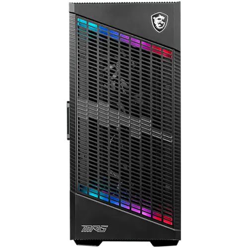 MSI MPG VELOX 100P AIRFLOW, Mid-Tower, ATX/Micro-ATX/Mini-ITX, 2x USB 3.2 Gen 1 Type-A, 1x USB 3.2 Gen 2x2 Type-C, 1xAudio/1xMic, 4x 120mm Fans (1x ARGB), ARGB Hub, Mesh Front Panel, Vertical GPU Bracket (No Riser Cable Included), Temp Glass +4RGB st - image 2