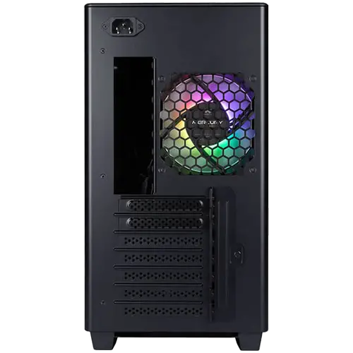 Chassis In Win A5 Mid Tower, Tempered Glass, Aluminium, 1x In Win Mercury AM120S fan, Toolless Design, E-ATX/ATX/mATX/mITX, 1x USB 3.2 Gen 2x2 Type-C, 2x USB 3.2 Gen 1, HD Audio, Dimension 399x215x407mm - image 3
