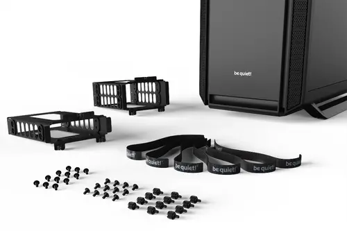 be quiet! SILENT BASE 802 Black, E-ATX/ATX/M-ATX/Mini-ITX, 3x Pure Wings 2 140mm, 4-step fan controller with PWM Hub, 2x USB 3.2 Gen. 1, 1x USB 3.2 Gen. 2 Type C, Mic + Audio, Interchangeable top cover and front panel, 3Y warranty - image 10