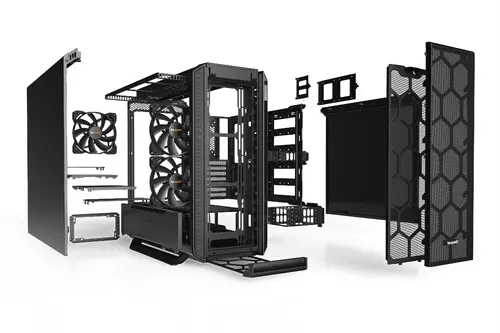 be quiet! SILENT BASE 802 Negru, E-ATX/ATX/M-ATX/Mini-ITX, 3x Pure Wings 2 140mm, controler ventilatoare în 4 trepte cu PWM Hub, 2x USB 3.2 Gen. 1 - 6