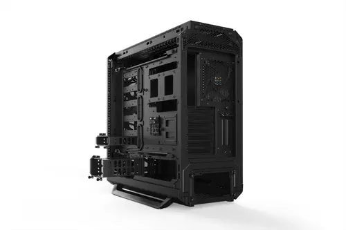 be quiet! SILENT BASE 802 Black, E-ATX/ATX/M-ATX/Mini-ITX, 3x Pure Wings 2 140mm, 4-step fan controller with PWM Hub, 2x USB 3.2 Gen. 1, 1x USB 3.2 Gen. 2 Type C, Mic + Audio, Interchangeable top cover and front panel, 3Y warranty - image 6