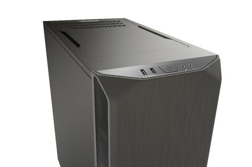 be quiet! PURE BASE 500 Metallic Gray, ATX/M-ATX/Mini-ITX, 2x Pure Wings 2 140mm, 2x USB 3.2 Gen. 1, Mic + Audio, Interchangeable top cover, 3Y warranty - image 5