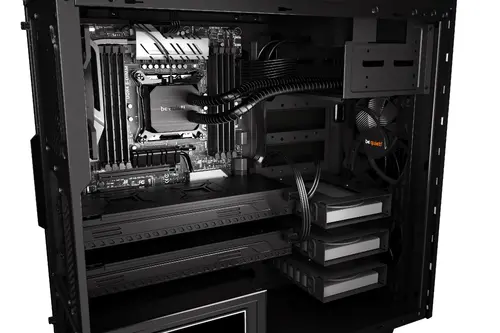 be quiet! PURE BASE 600 Negru, ATX/M-ATX/Mini-ITX, 1x Pure Wings 2 140mm, 1x Pure Wings 2 120mm, controler ventilatoare în 3 trepte, 2x USB 3.2 Gen - 6