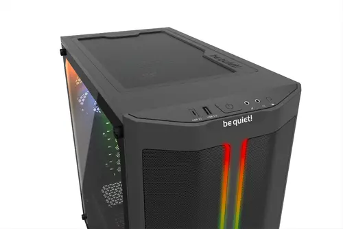 be quiet! PURE BASE 500DX Black, ATX/M-ATX/Mini-ITX, 3x Pure Wings 2 140mm, ARGB Lighting, 1x USB 3.2 Gen. 1, 1x USB 3.2 Gen. 2 Type C, Mic + Audio, 3Y warranty - image 5