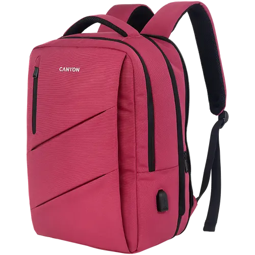 CANYON backpack BPE-5 Urban USB 15.6'' Red - image 1
