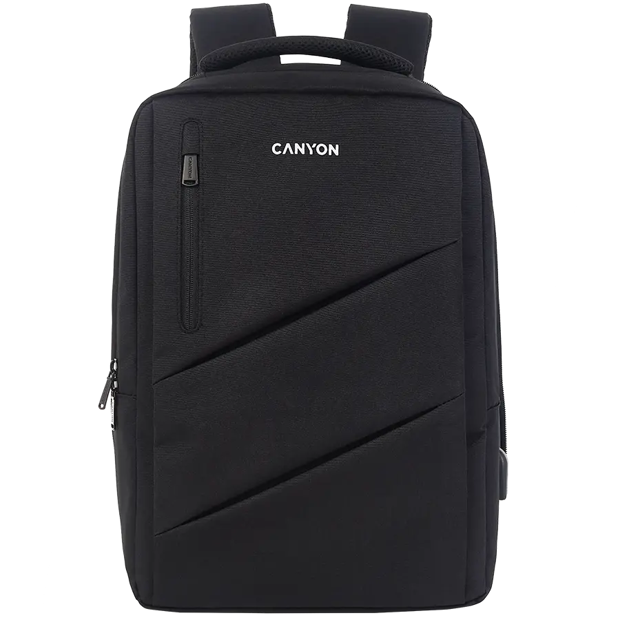 CANYON backpack BPE-5 Urban USB 15.6'' Black