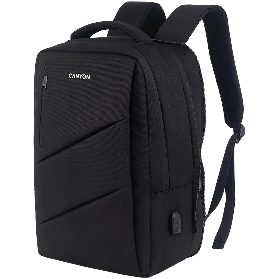 CANYON backpack BPE-5 Urban USB 15.6'' Black - image 1