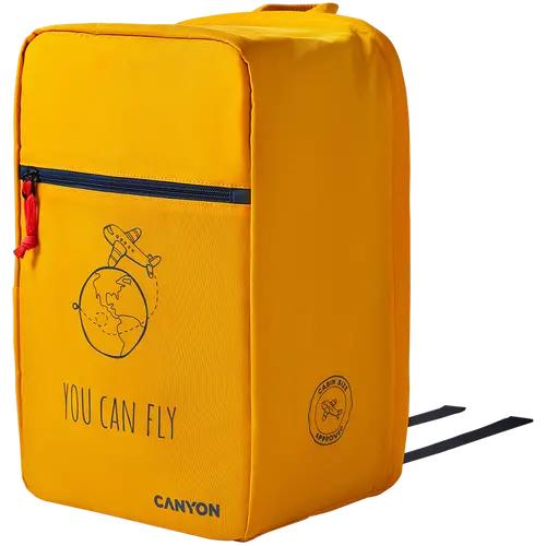 CANYON CSZ-03, cabin size backpack for 15.6'' laptop, polyester,yellow - image 2