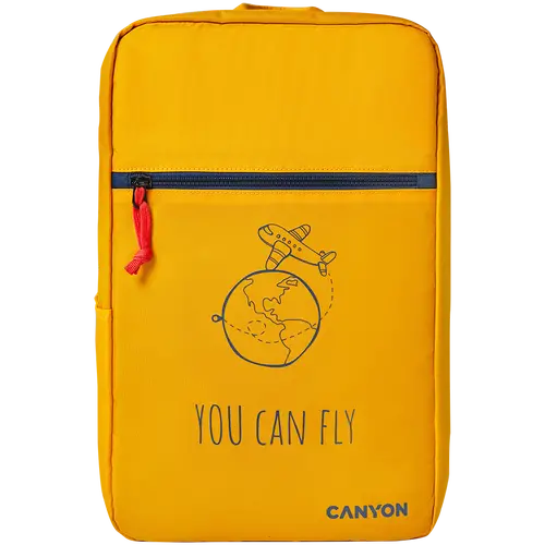 CANYON CSZ-03, cabin size backpack for 15.6'' laptop, polyester,yellow