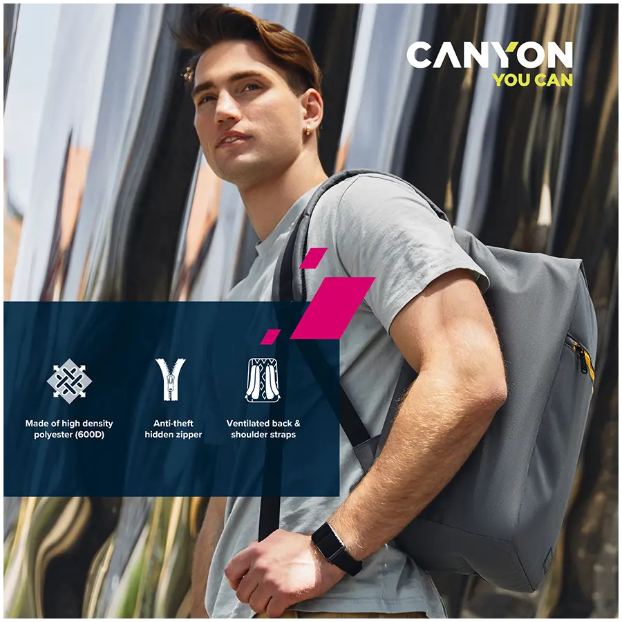 CANYON backpack CSZ-01 Cabin Size Grey - image 9