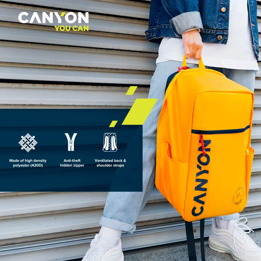 CANYON backpack CSZ-02 Cabin Size Yellow - image 9