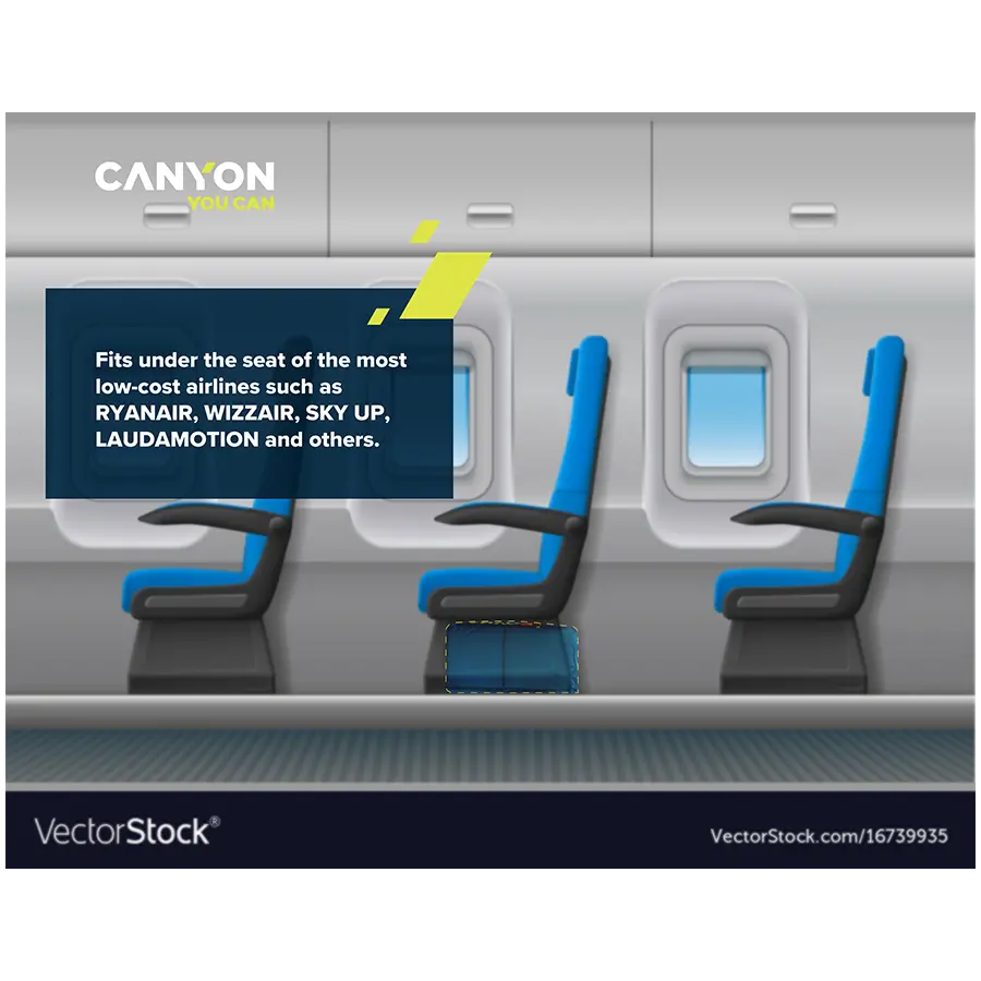 CANYON backpack CSZ-02 Cabin Size Dark Green - image 11