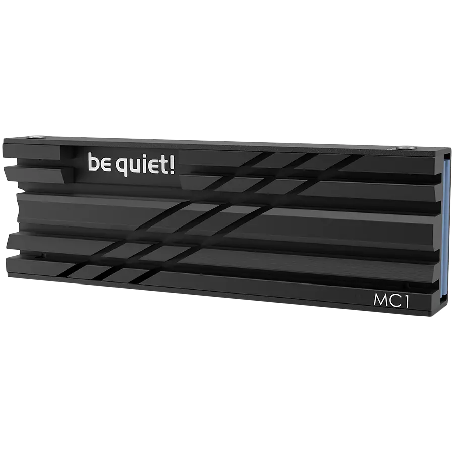 be quiet! M.2 SSD cooler MC1 COOLER, Fits single and double sided M.2 2280 modules, black