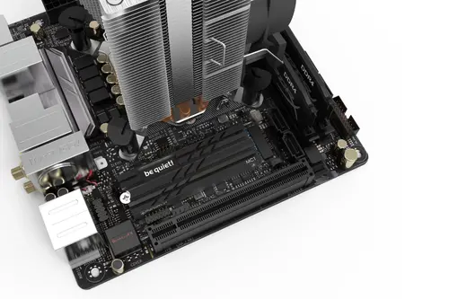 be quiet! M.2 SSD cooler MC1 COOLER, Fits single and double sided M.2 2280 modules, black - image 1