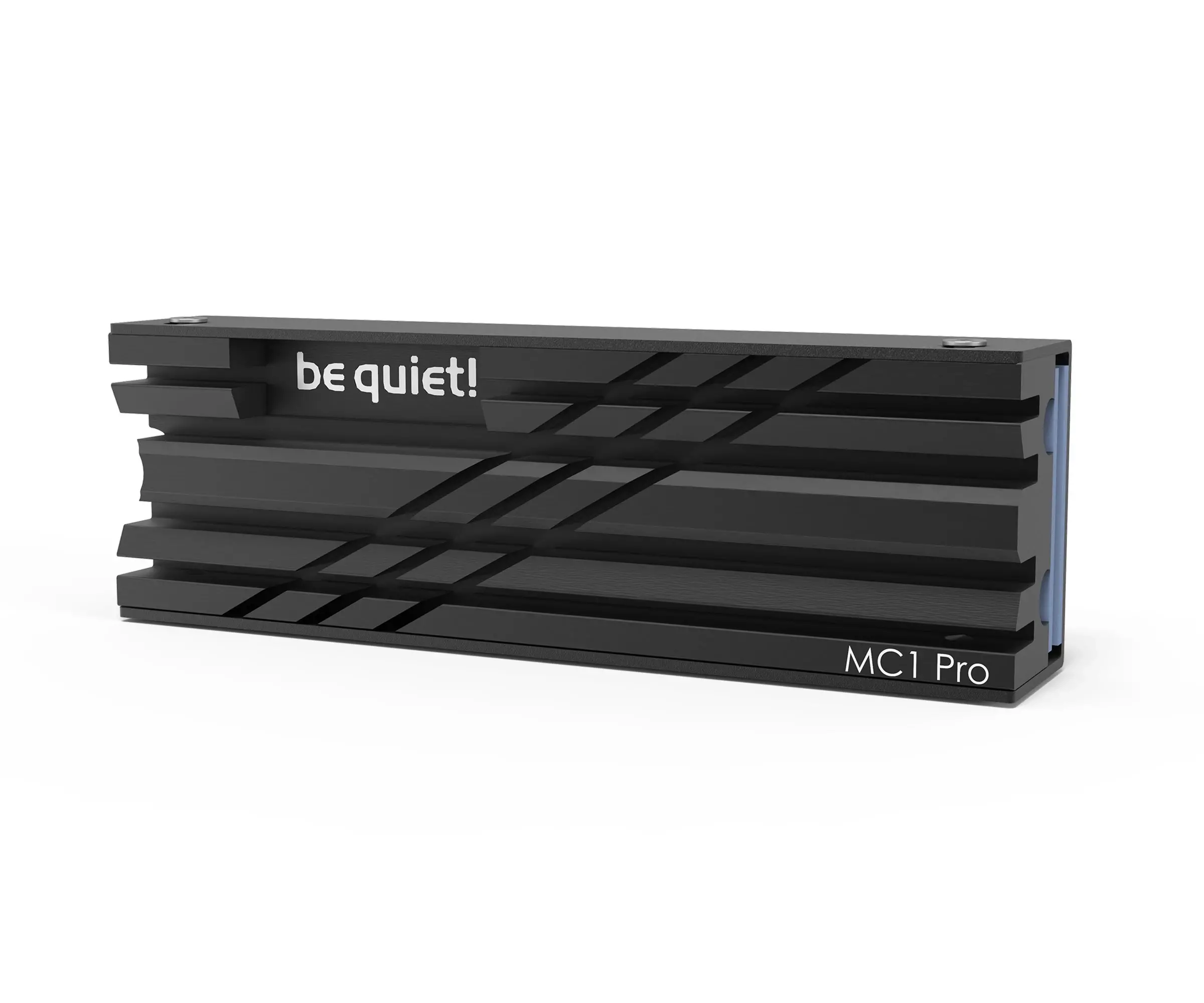 be quiet! Ψύκτρα M.2 SSD MC1 Pro COOLER, Ενσωματωμένος σωλήνας θερμότητας, Ταιριάζει σε μονής και διπλής όψης μονάδες M.2 2280, μαύρο